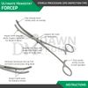2pc Set 8" Straight & Curved Hemostat Forceps Locking Clamps Set German Grade