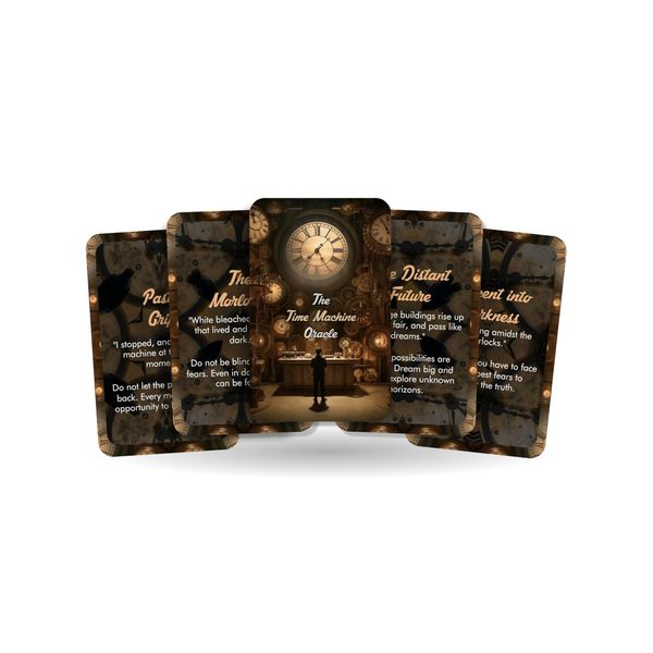 Ibiza Tarot The Time Machine Oracle - Based on H.G. Wells classic