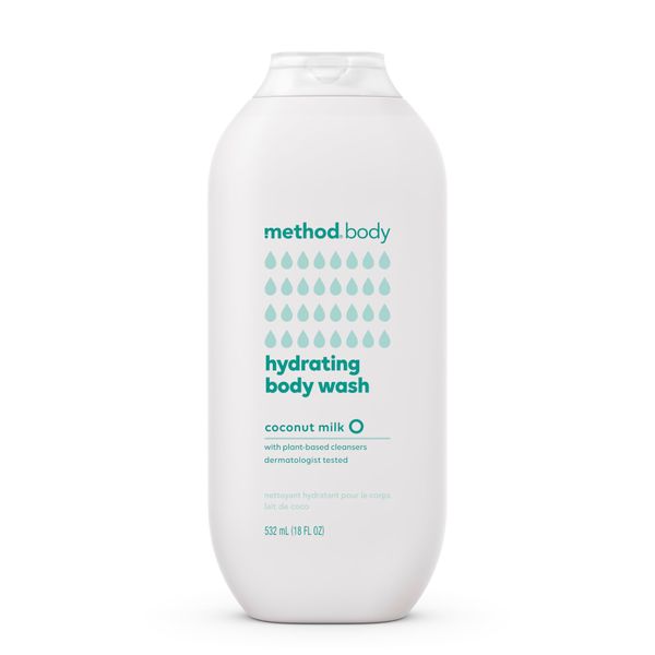 Method Body Wash, Hydrating Coconut Milk, Paraben and Phthalate Free, 18 oz (Pack of 1)