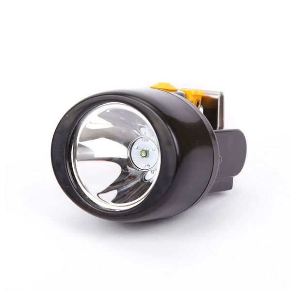 Yongkist Waterproof Explosion Proof Safety Mining Headlight Rechargeable LED Miners Head Light Flashlight Underground Head Lamp Coal Mining Lights for Hard Hat (Yellow)
