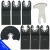 8 Pc Saw Blade Oscillating Multi Tool Wood Metal Work DIY Universal Fit