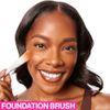 Vegan Foundation Brush for Flawless Application Soft Synthetic Bristles