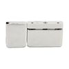 Polished Nickel Top or Bottom Mount Prima Pivot Hinge with Attached U-Clamp