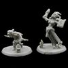 Gnome Rogue & Dark Elf Wizard Miniatures | 28mm scale hero miniature set