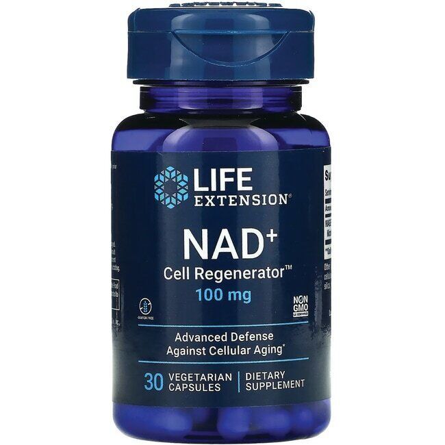 Life Extension Nad+ Cell Regenerator Nicotinamide Riboside 100 mg 30 Veg Caps