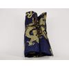 Navy and Gold Brocade Straight Edge Razor Storage