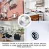 2 Pcs 6 Inch Draft Blocker Backdraft Damper Duct Draft Stopper One-Way Airflow Ducting Insert Backflow Preventer Inline Fan Vent Deflector