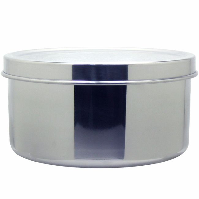 Nagao Tsubamesanjo Round Storage Container, 3.9 x 2.2 inches (100 x 55 mm), 18-8 Stainless Steel, Made in Japan