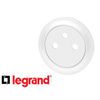 Legrand Céliane 068111 2P+T Socket Cover White