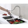 NEW! Frigidaire Single Handle Kitchen Faucet, 3 Functions Pull Down Spray Head