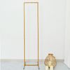 6 ft Gold Rectangular Metal Floral Display Frame Wedding Backdrop Stand Party