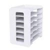 White Horizontal 7 Layers File Organizer Desk Paper Manager 13.38*9.84*15.35''