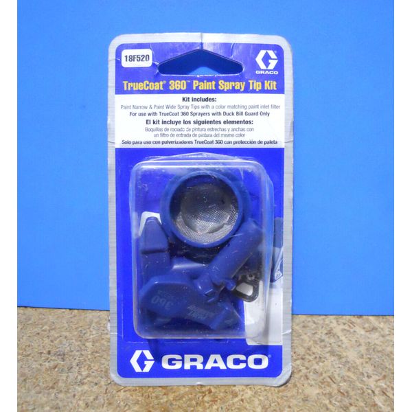 TrueCoat 360 18F520 Paint Spray Tip Kit Graco Narrow/Wide Spray Tip Kit 18F520