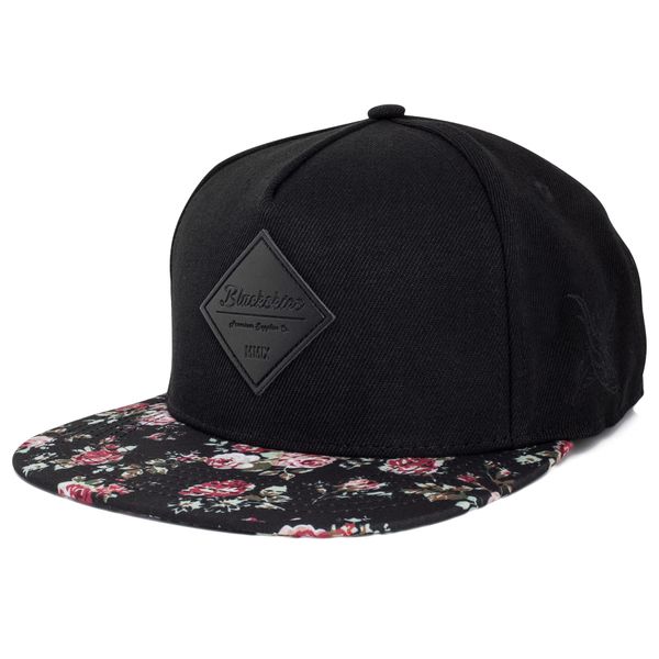 Blackskies Snapback Cap mit Stick oder Floralen Muster Unisex Baseball Mütze, Black Beauty Vol. II, Einheitsgröße