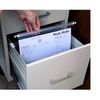 Store SMART - Clear Hanging File Folder with Two Sturdy Metal rods - 10 Pack - RHF231C-10