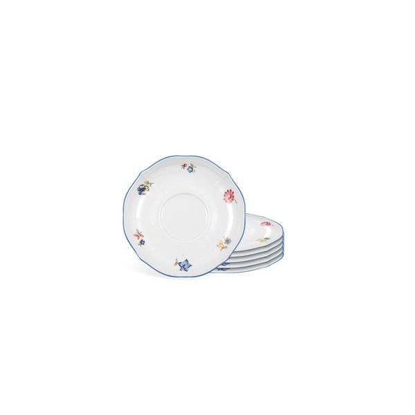 Seltmann Weiden Sonate Streublume Kaffee Teller-Set 6tlg.
