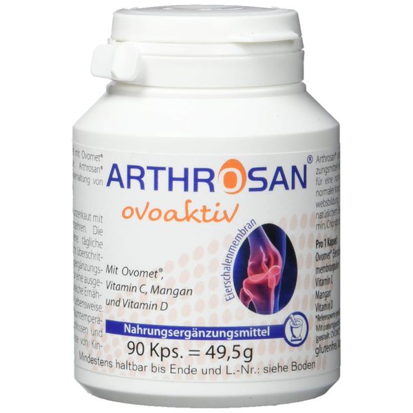 ARTHROSAN ovoaktiv Egg Shell Membrane 90 Capsules 48g