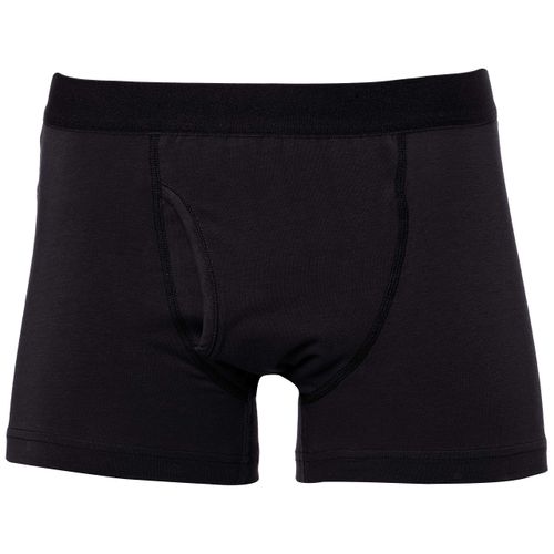 Gunze NE1180 Men's Boxer Shorts, Light Incontinence, Paper Pad Compatible, Black