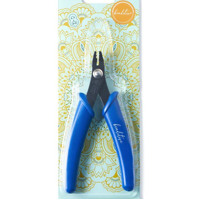 Beaditive Bead Crimping Plier for 2mm & 3mm Beads and Tubes | 5-Inch (Blue)