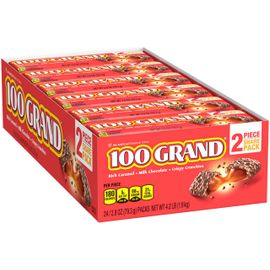 100 Grand Milk Chocolate Fun Size Candy Bars, Bulk Individually Wrapped Ferrero Candy Bag, 10 Ounce, 6 Count, Size: 10 Ounce (Pack of 6)