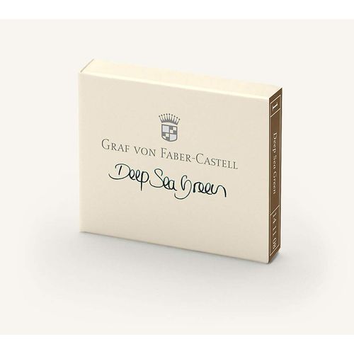 Graf von Faber-Castell Ink cartridges Petrol 6X,Green