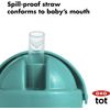 OXO Tot Straw Cup with Grow Handle teal
