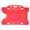 ALG ID Cards - Single Identity Card Pass Badge Holder (Red)
