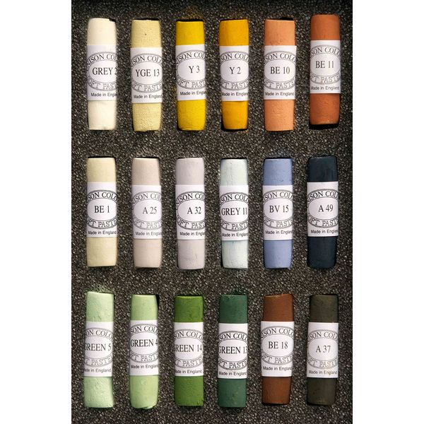 Unison Colour Soft Pastels Hand Made Landscape 18 set