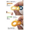 Rubber Q Q Ring 4+ 4-8 Years Old Regular Finger Blue 3 Pack