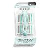 About Face Body Kai Complete 4-Blade Shaving System for Women; Minimizes Nicks & Cuts; Contains 9 Refill Cartridges & 2 Reusable Handles, 1 Count (Pack of 1)