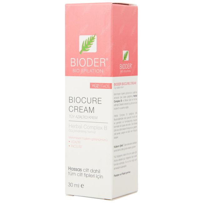 Bioder Tüy Azaltıcı Yüz Kremi 30ml