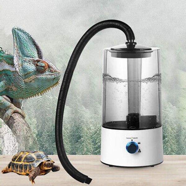 Reptile Fogger Terrariums Humidifier Fog Machine with 4L Tank & Adjustable Hose