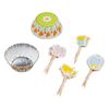 Tala Chick Cupcake Set, 24 Toppers in 4 Designs, Foil-Lined Cupcake Cases, Spring Baking Essential