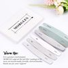 6Pcs Nail Files, MORGLES Gel Acrylic Nail File Set Nail Buffer Block Emery Boards for Acrylic/Natural/Gel Nails Polish