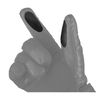 Oxford Smart Fingers Touchscreen Glove Contacts, Black, One Size