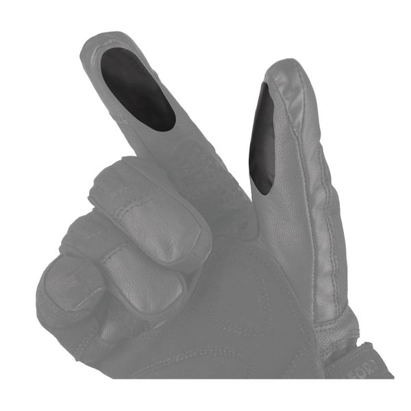 Oxford Smart Fingers Touchscreen Glove Contacts, Black, One Size