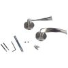 ORYX 3035010 Roseta Onda - Door Handle, Glossy Nickel