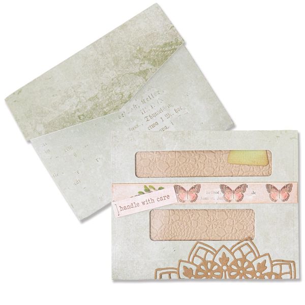 Sizzix Thinlits Dies By Eileen Hull 6/Pkg-Journaling Card, Envelope & Windows 666276