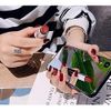 Smartphone Case Mirror Mirror Glass Music Player Record 06: Black iphone11