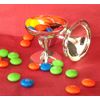 24 Mini Plastic Champagne Cups Glasses Wedding Favor Silver