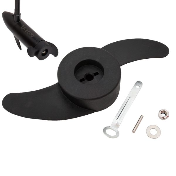 U-BCOO Power Prop Kit 2-Blades (3 in Diameter) Electric Trolling Motor outboard/propeller for 32lb, 46lb, 40lb