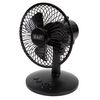 Sealey SFF6USB Oscillating USB Desk Fan 6", Black, 6-Inch
