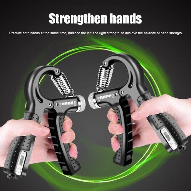5-Piece Hand Grip Enhancer Adjustable Heavy Hand Gripper Fitness