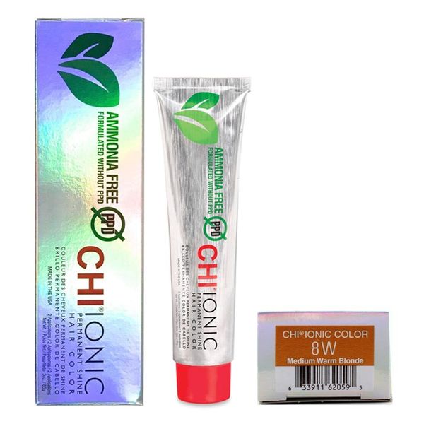 Farouk CHI Ionic Permanent Shine Color 8W Medium Warm Blonde 3oz