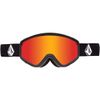 Volcom - Attunga Goggles Matte Black + Bonus Lens Yellow/Red Chrome