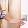 Visionis VIS-7030 White Wide Push to Exit Button Indoor Only for Access Control Release NC COM and NO Outputs