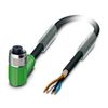 1682906, Phoenix Contact, Sensor/actuator cable, 4-position halogen-free