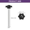 sourcing map 1Pcs Star Knobs, M10x100mm Plastic Hex Shaped Clamping Handle Screw Knobs, Hand Tightening Star Screw Knob for Machinery Umbrella Base Replacement