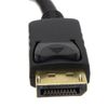 DisplayPort Male Plug to Plug Video Cable GOLD LOCKING (2m)