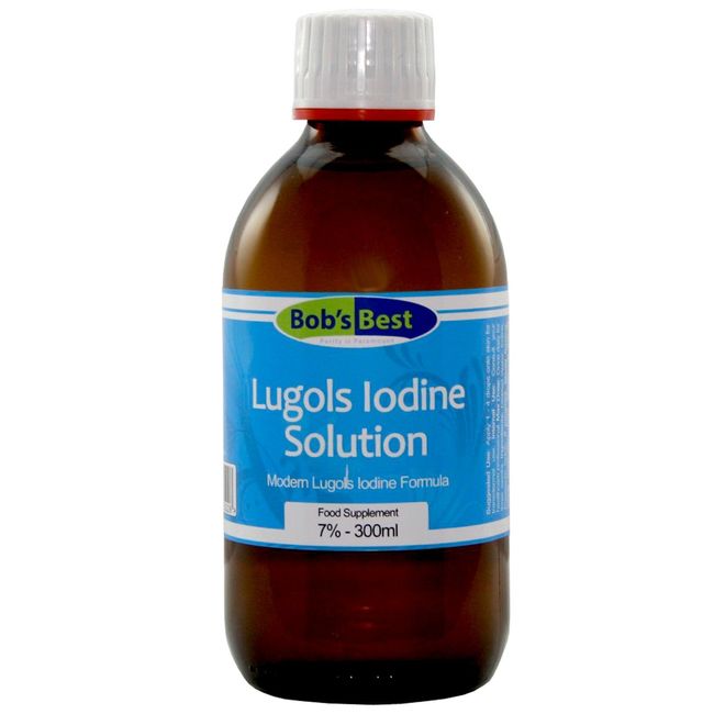 Lugol's Iodine Solution - 7% - 300ml - Essential Earth Element & Antiseptic